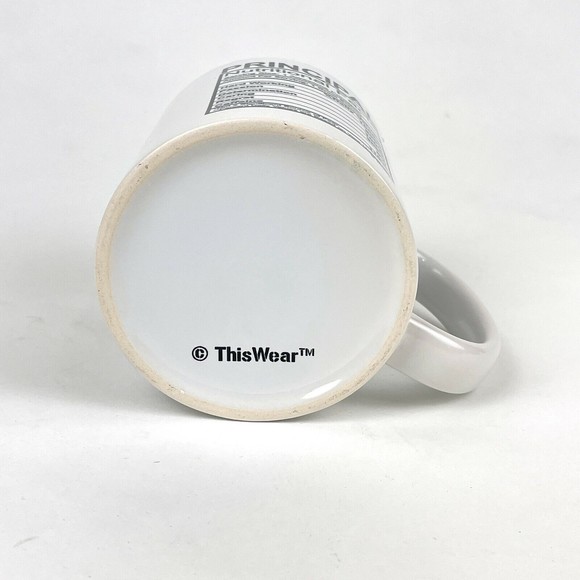 Principal Nutritional Facts Label Teacher Administration Coffee Mug Tea Cup - Picture 5 of 6